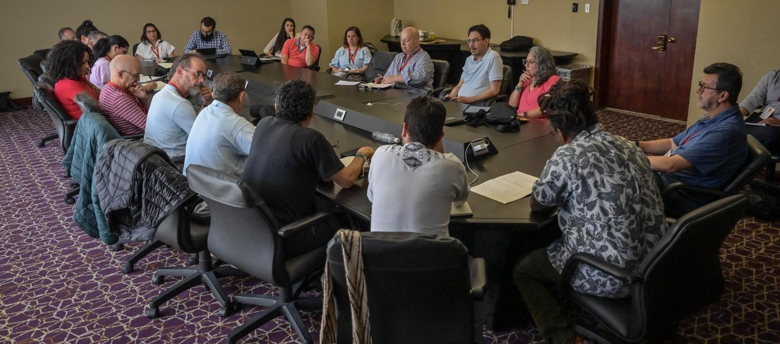 La mesa de diálogos entre el Gobierno y el ELN