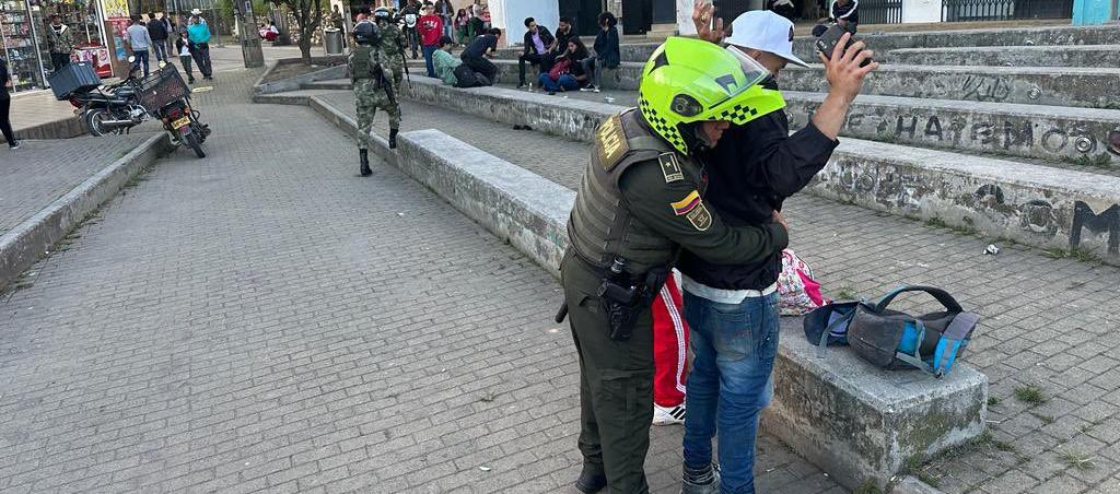 Imagen de referencia de un operativo de la Policía en Marinilla, Antioquia