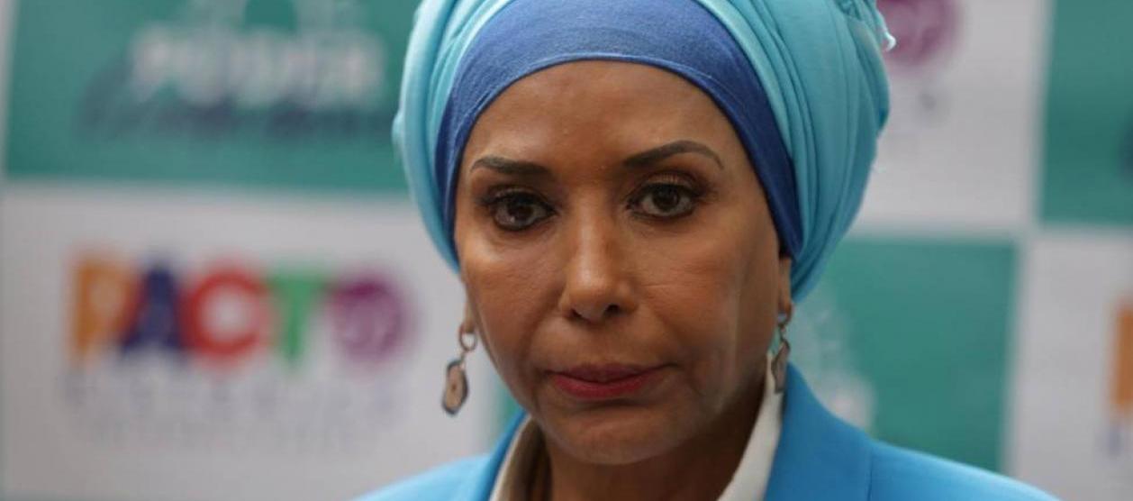 La senadora Piedad Córdoba.