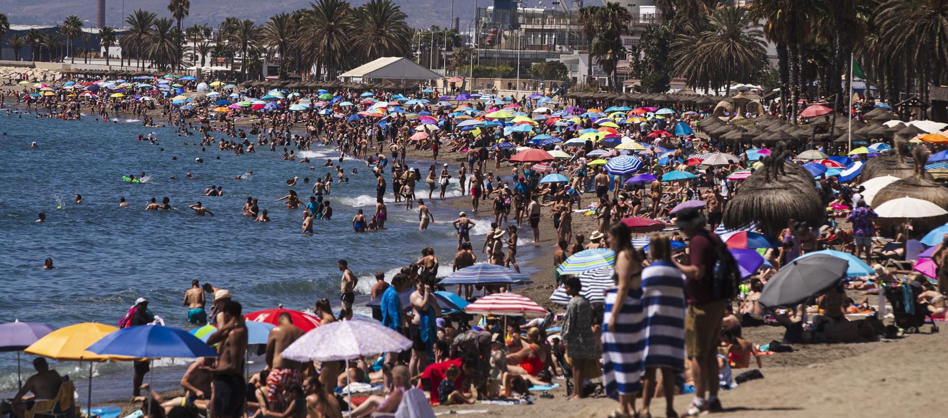 Imagen de archivo de las playas de Malagueta, España