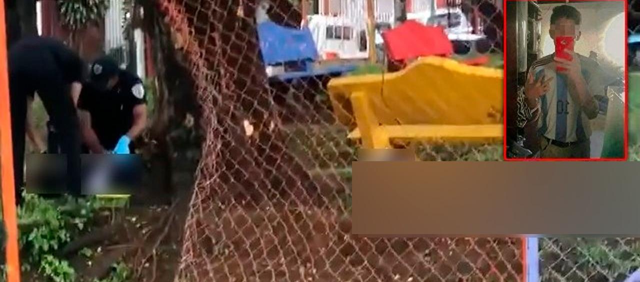 Este es el área en donde murieron las dos personas y otra resultó herida por un rayo