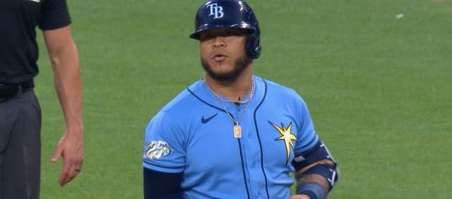 Harold Ramírez elevó su promedio de bateo a .290.