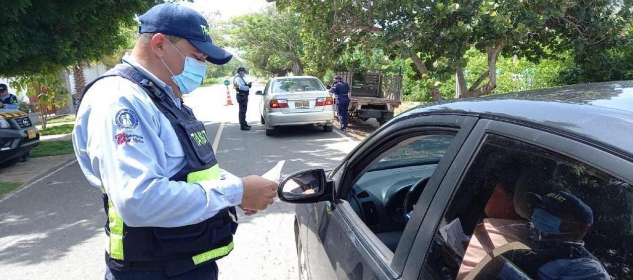 Controles del Tránsito en vías del Atlántico.