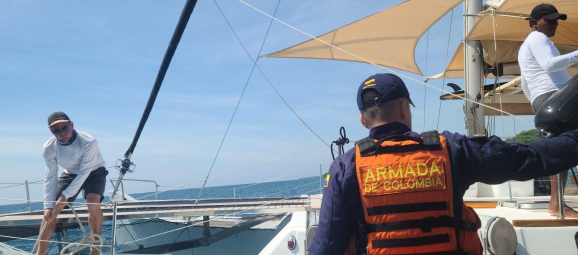 La Armada atendió el incidente en Playa Secreta, Barú