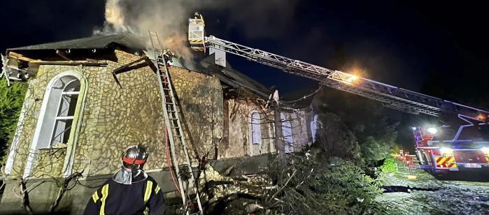 Lugar afectado por la guerra entre Rusia y Ucrania.