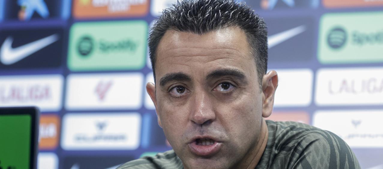 Xavi Hernández, entrenador del Barcelona. 