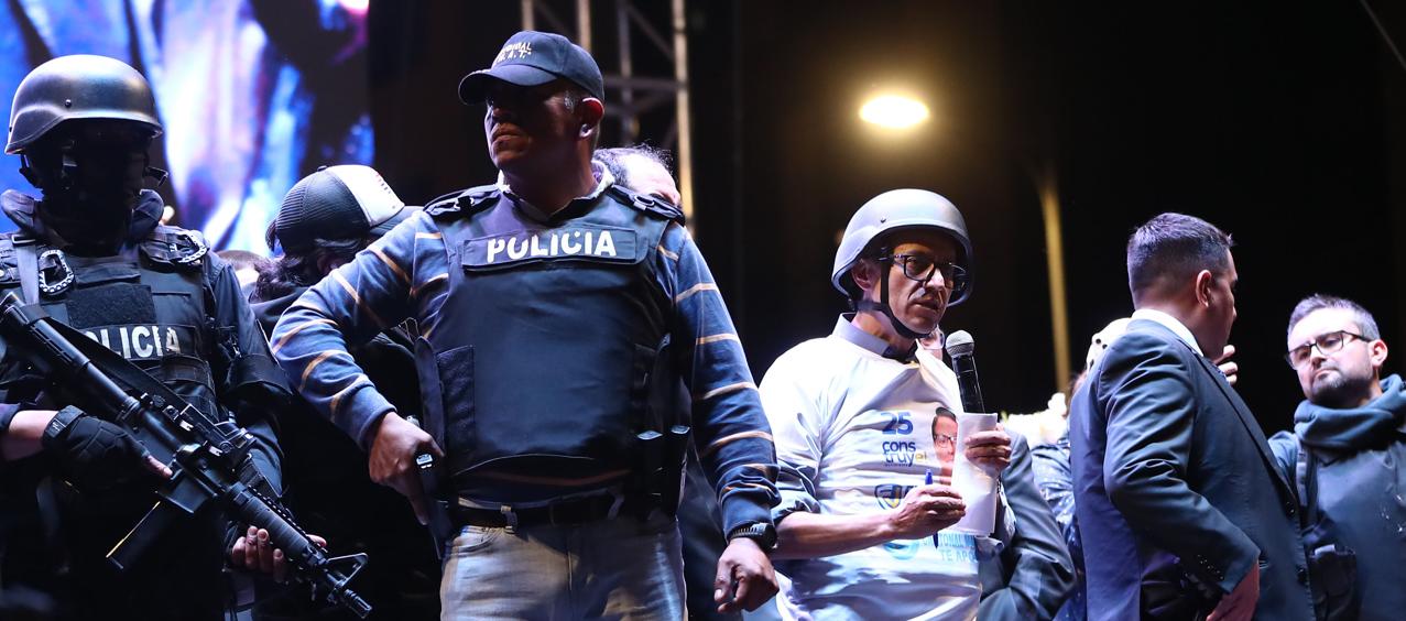 El candidato a la Presidencia de Ecuador en reemplazo de Fernando Villavicencio, Christian Zurita.