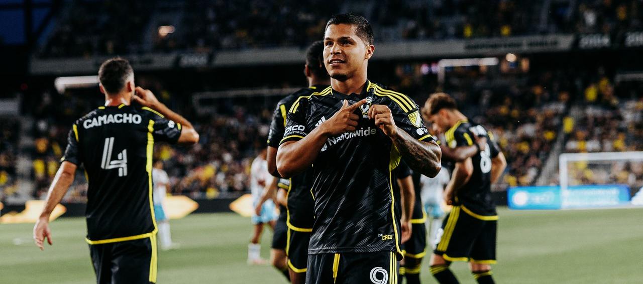 'Cucho' Hernández llegó a 13 goles esta temporada con el Columbus Crew.