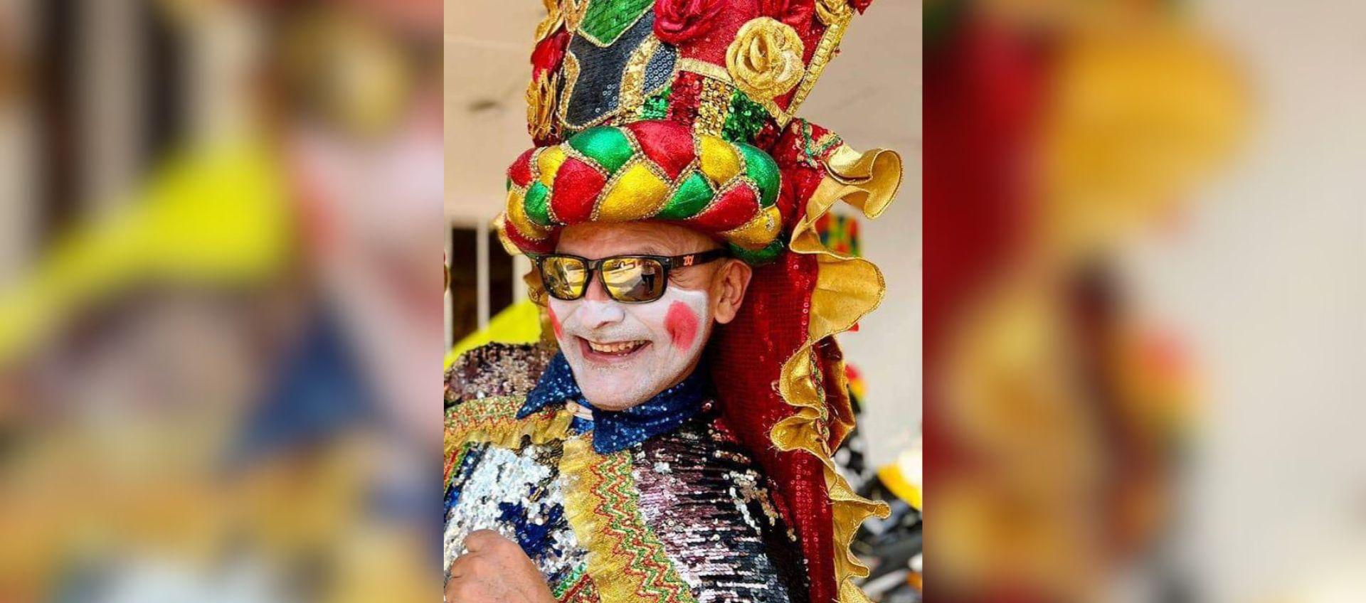 Adolfo Maury Cabrera, candidato a Rey Momo.