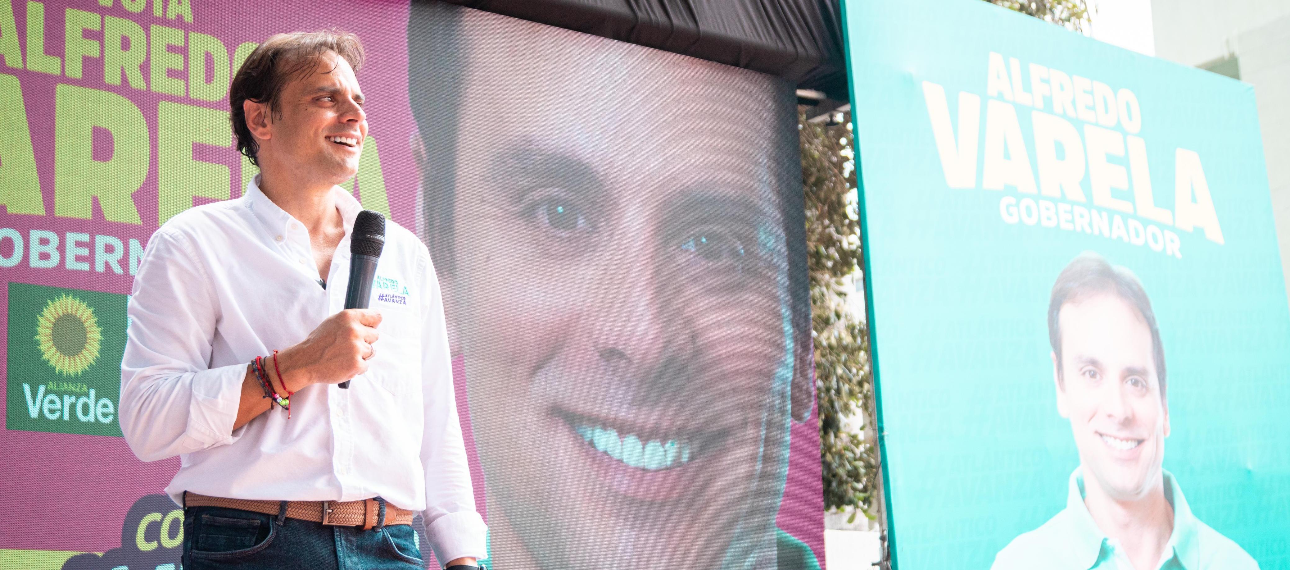 Alfredo Varela, candidato a la Gobernación del Atlántico.
