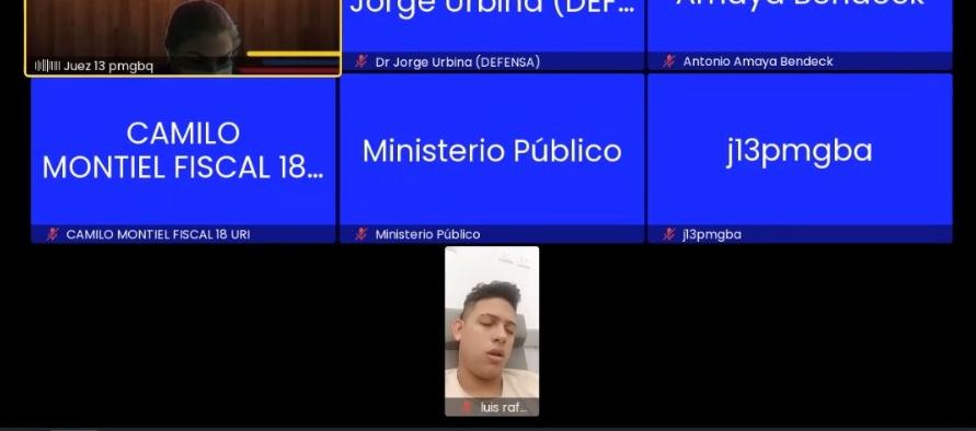 Audiencia de formulación de imputación contra el cantante Luis Rafael Costa Solano.