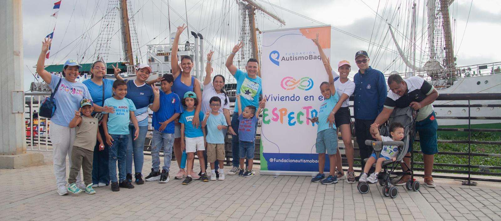 Integrantes de la Fundación AutismoBaq.