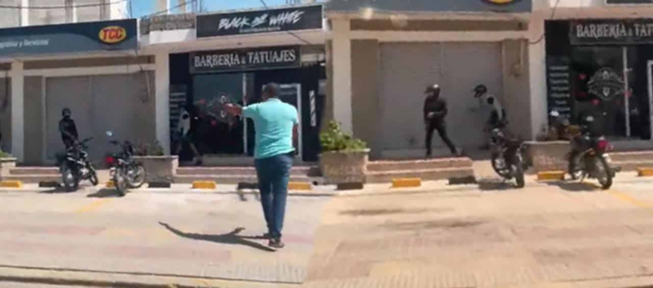 Balacera en Riohacha. 