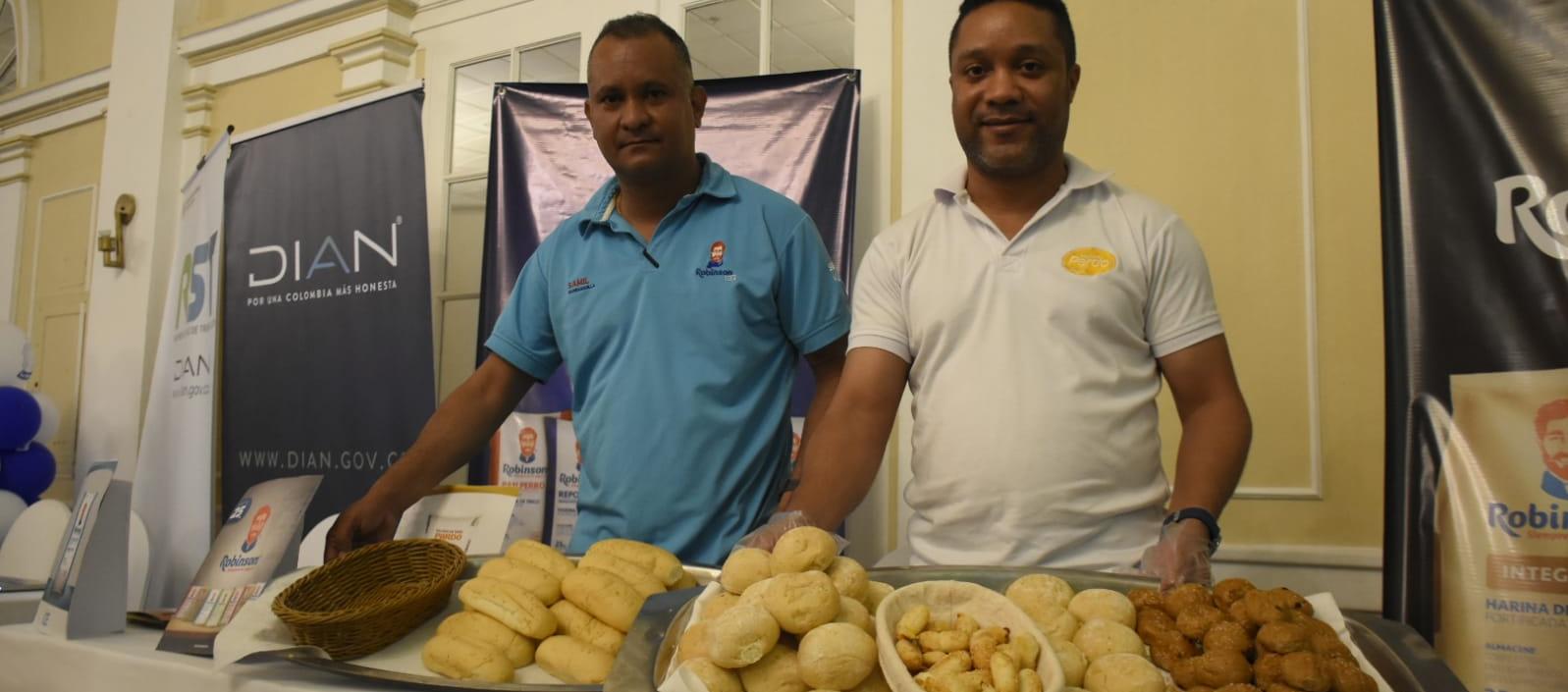 Proveedores en el evento 'Barranquilla huele a pan'.