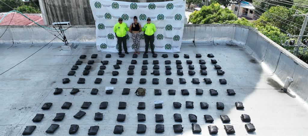 Julieth Paola Maestre Sierra, mujer capturada.