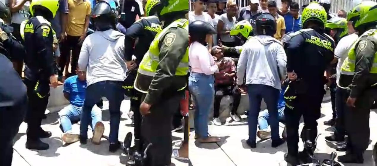 Los presuntos delincuentes fueron capturados en el barrio San Felipe.