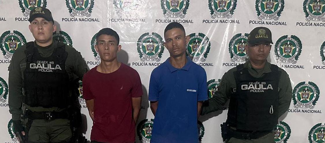Capturados por extorsión en el barrio La Esmeralda