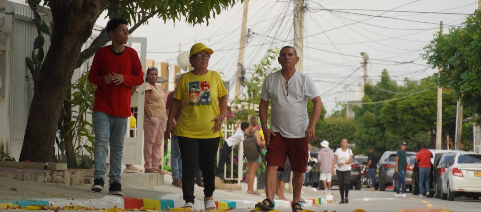 Pavimentación en el barrio Carlos Meisel.