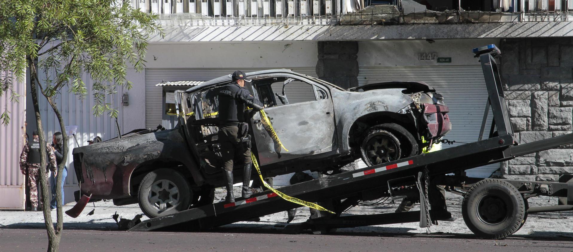 Carro bomba en Ecuador