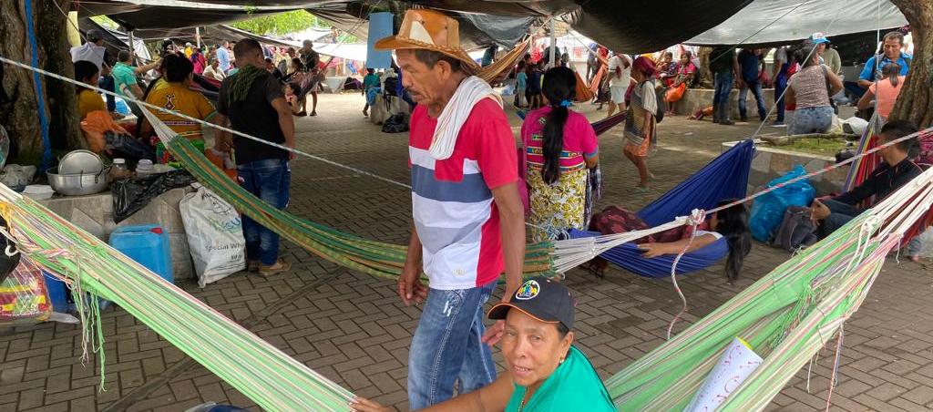 Desplazados en Tierralta.