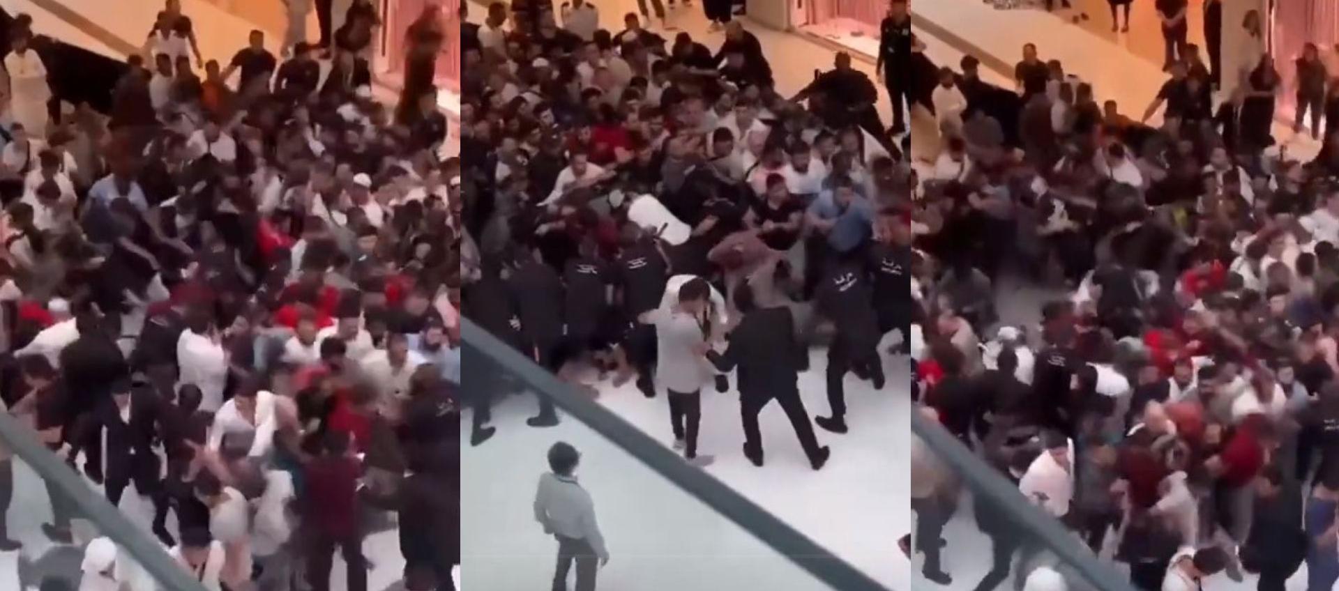 Caos en centro comercial en Dubái.