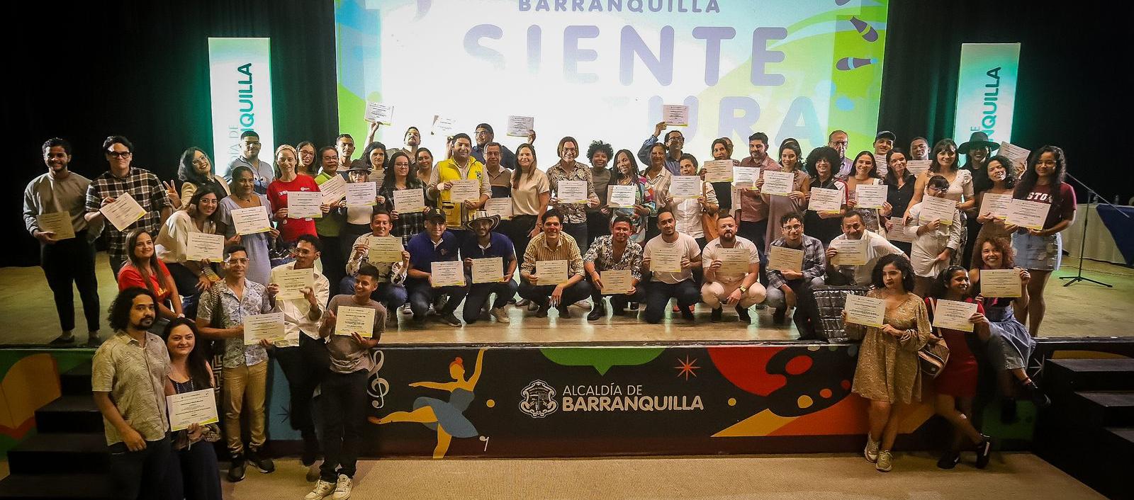 Ganadores de Portafolio de Estímulos 2023.