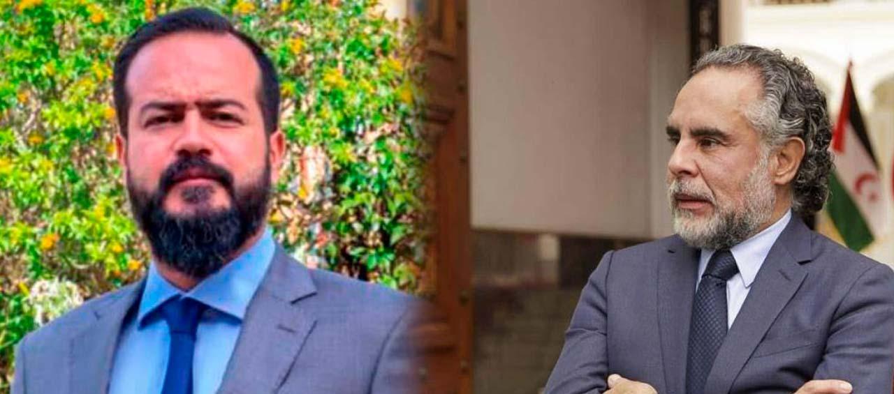 Fiscal Daniel Hernández y exembajador en Venezuela, Armando Benedetti.