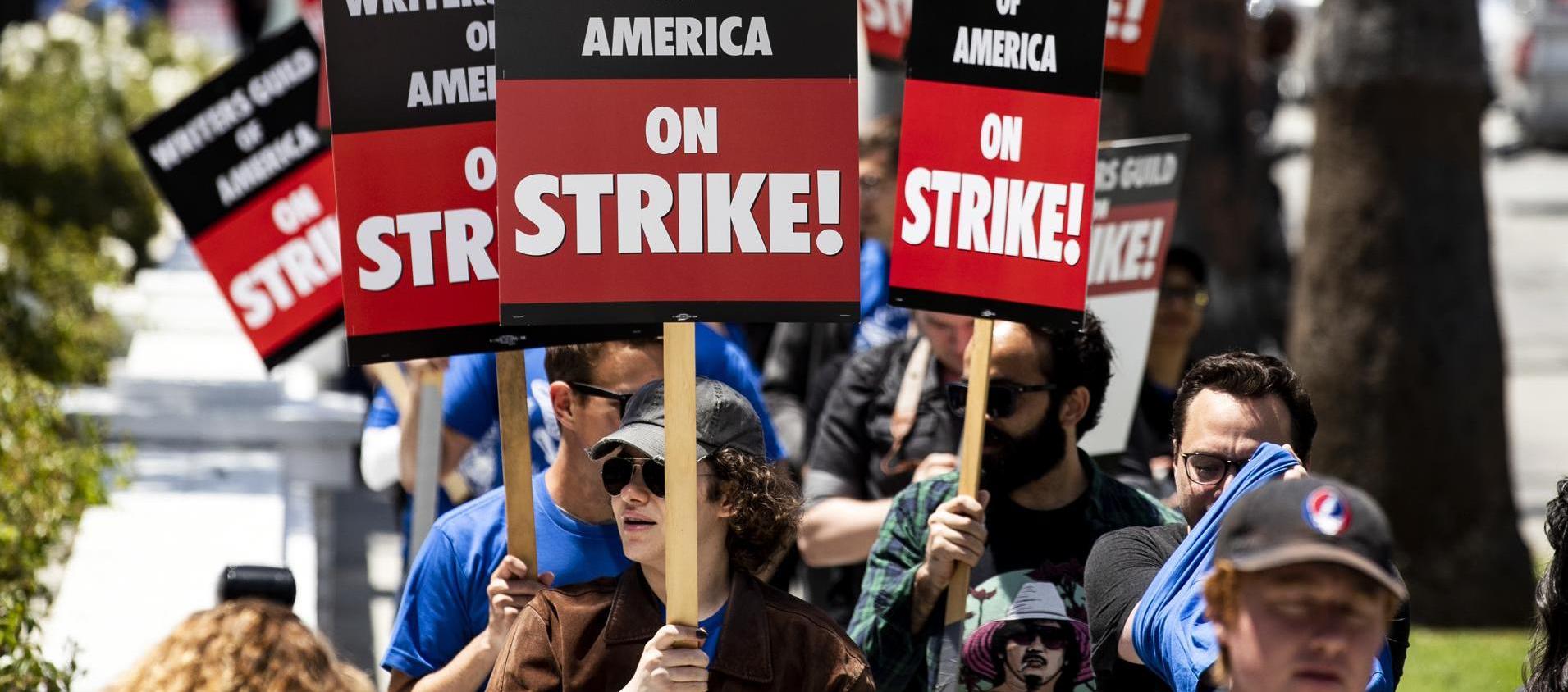 Imagen de una de las protestas.