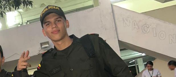 Jack Daniels García Peñaloza, auxiliar de la Policía muerto.