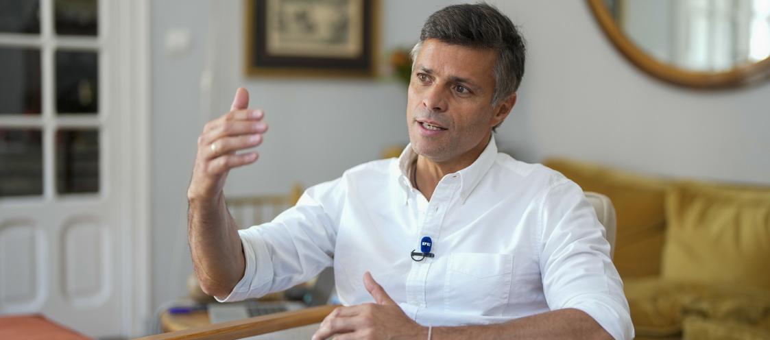 El opositor venezolano Leopoldo López.