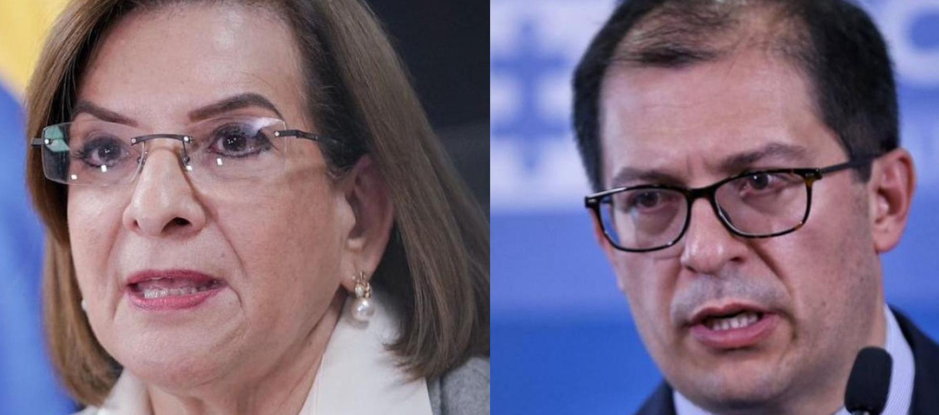 La Procuradora Margarita Cabello y el Fiscal Francisco Barbosa