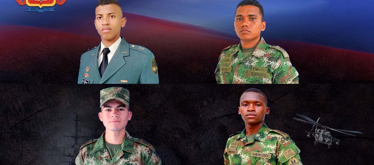 Los militares asesinados en Nariño. 
