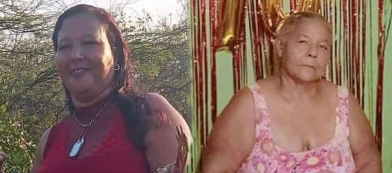 Las dos mujeres asesinadas este domingo en el barrio Villa Esperanza, en Malambo.