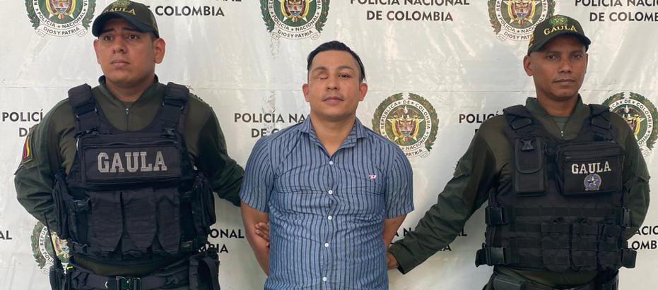 Omar Hernández, capturado.