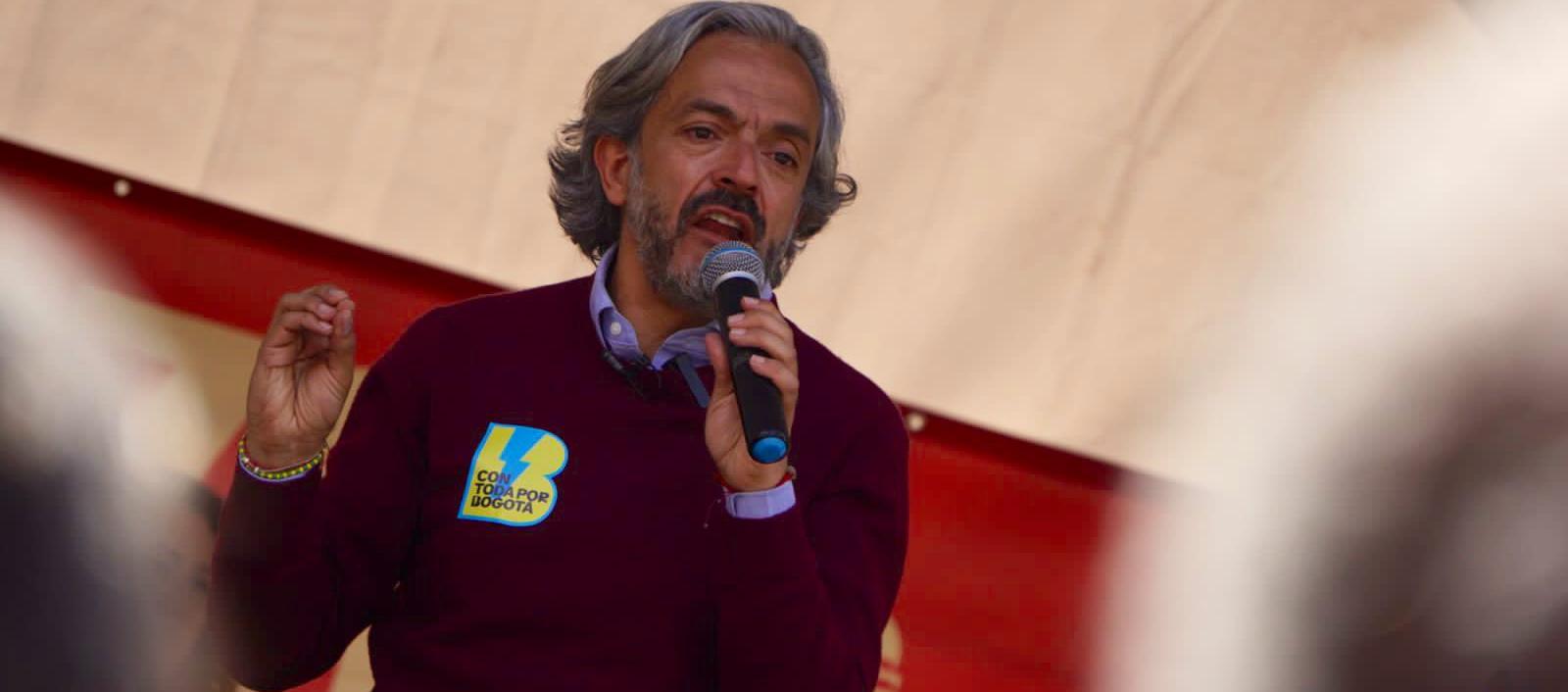 Candidato a la Alcaldía de Bogotá, Juan Daniel Oviedo.