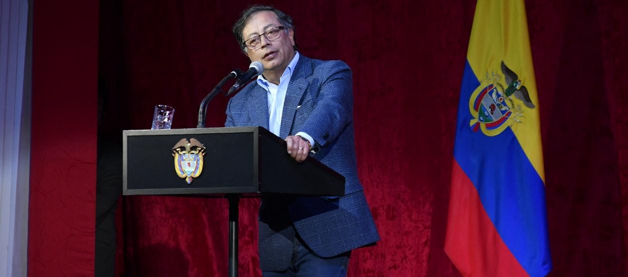 El presidente de Colombia, Gustavo Petro.