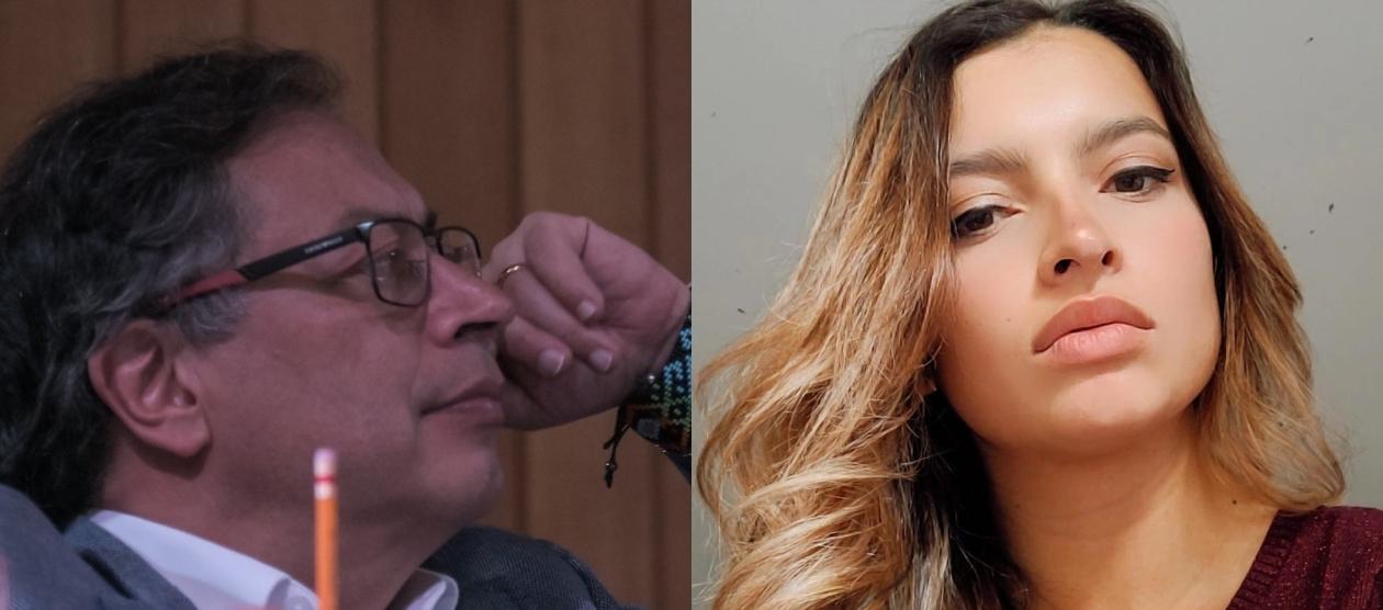 Gustavo Petro y su hija Andrea.
