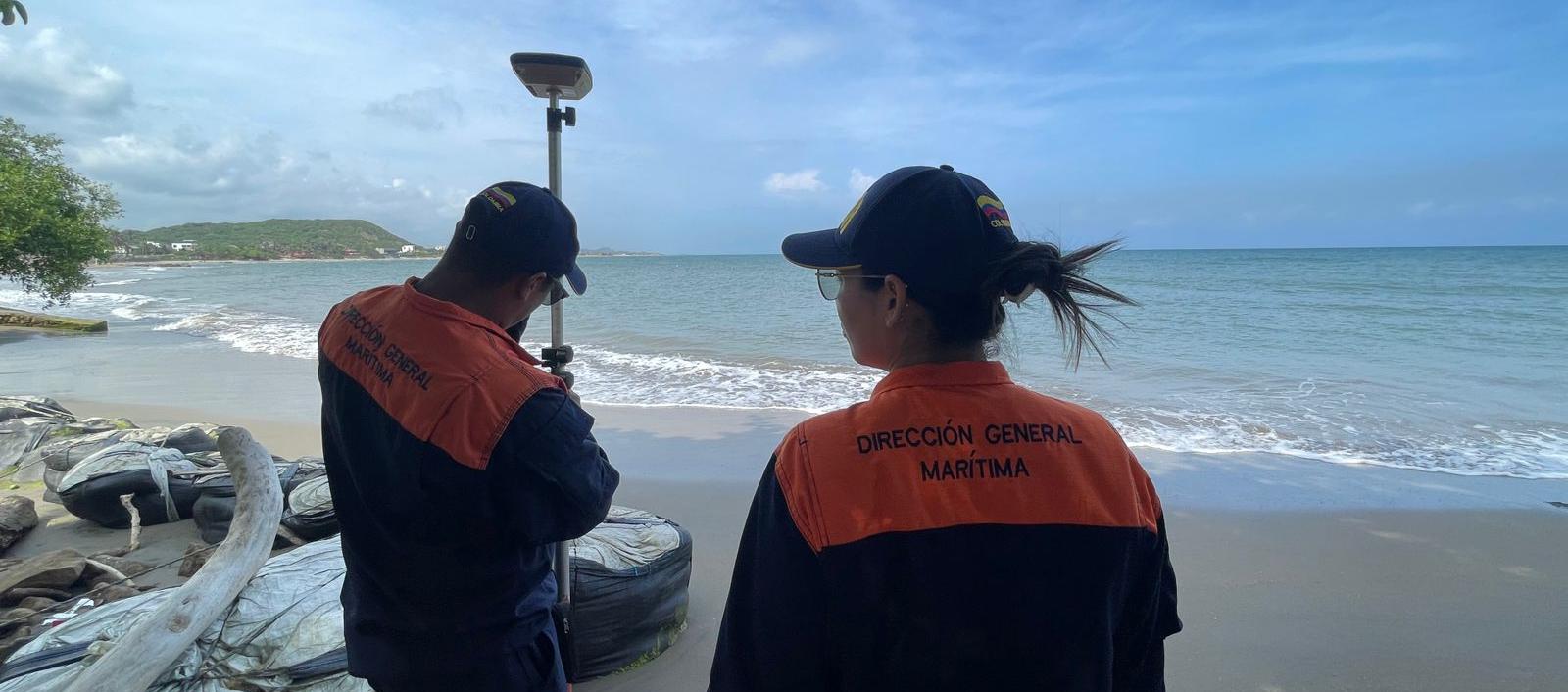 La Dimar en las playas del Atlántico. 