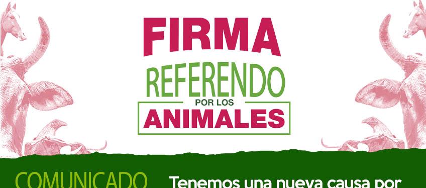 Referendo por los animales.
