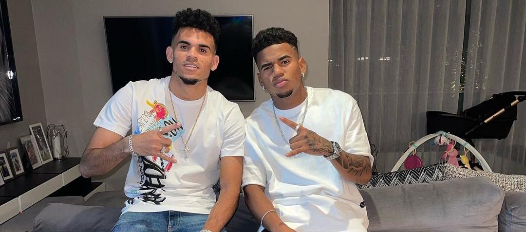 Roller junto a su hermano Luis Díaz. 