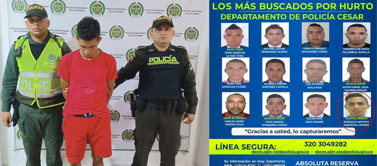 Ronaldo Antonio Sandoval Medina, alias 'El Veneco'.