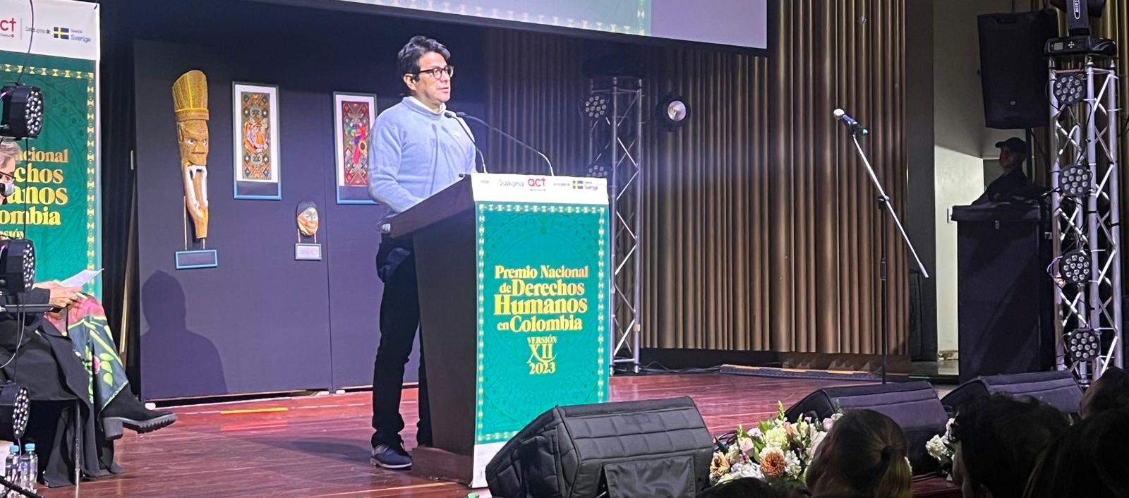 El Alto Comisionado para la Paz, Danilo Rueda.