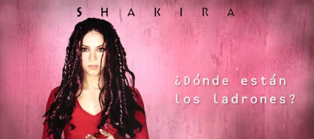 Álbum ¿Dónde están los ladrones? de Shakira.