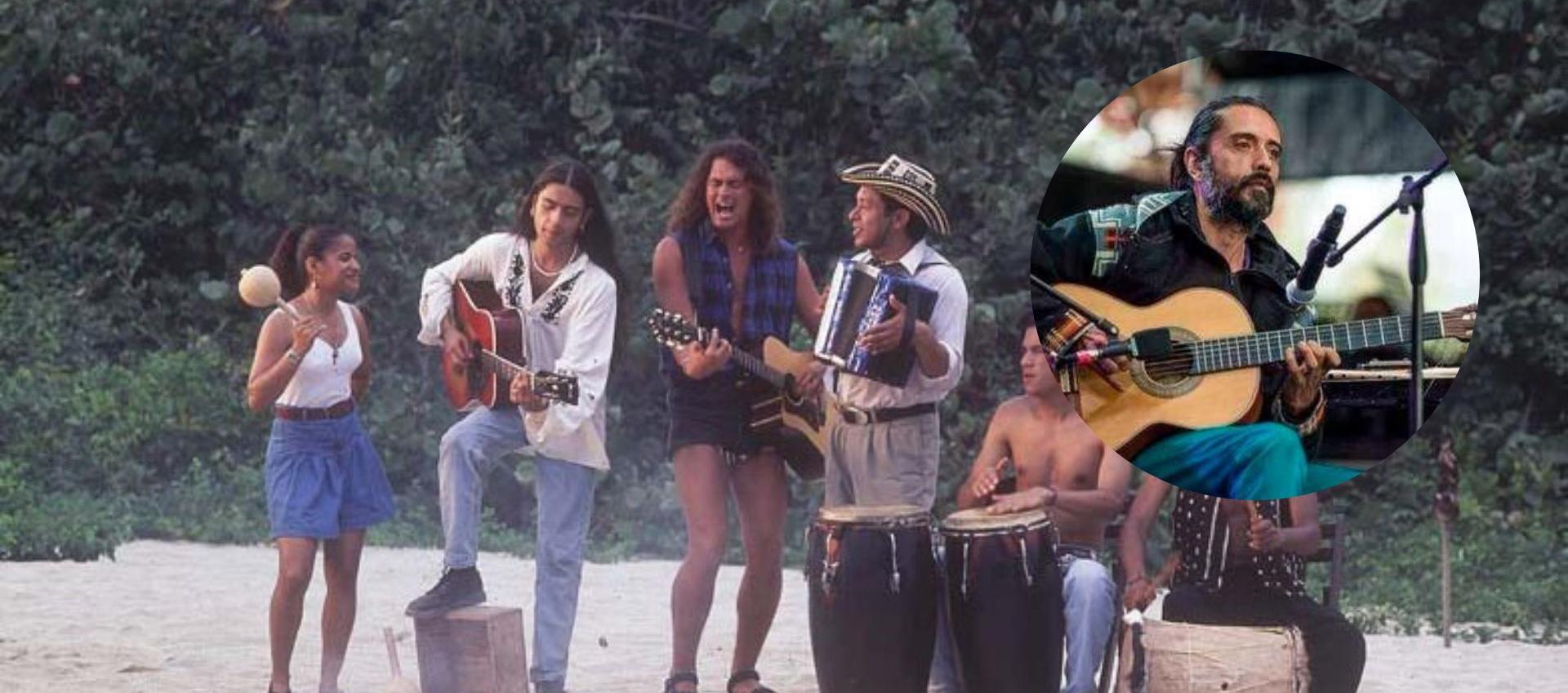 Teto Ocampo junto a Carlos Vives en la canción 'La tierra del olvido.'