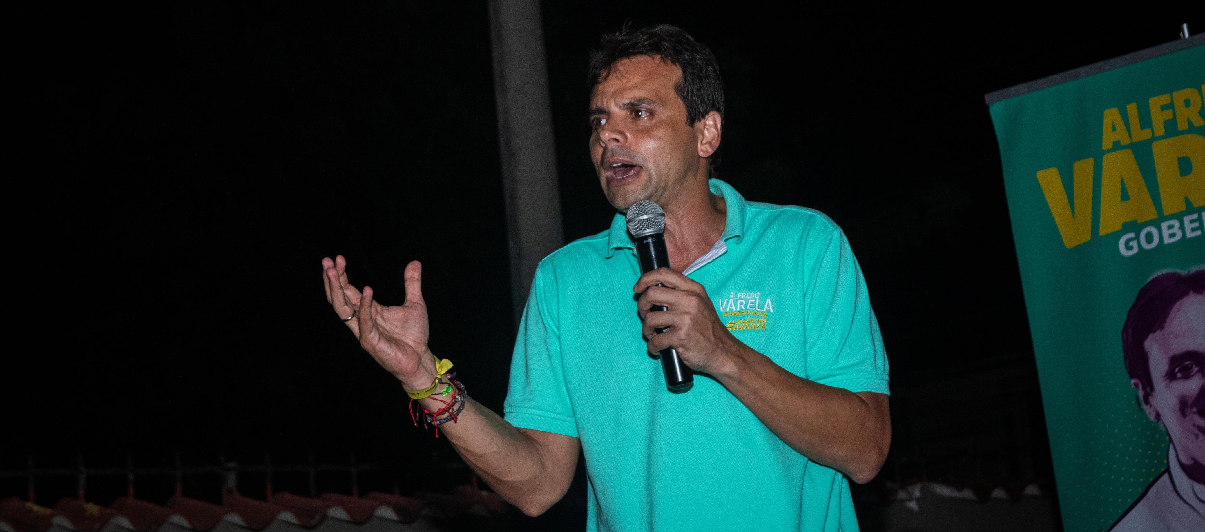 El candidato a la Gobernación del Atlántico, Alfredo Varela.
