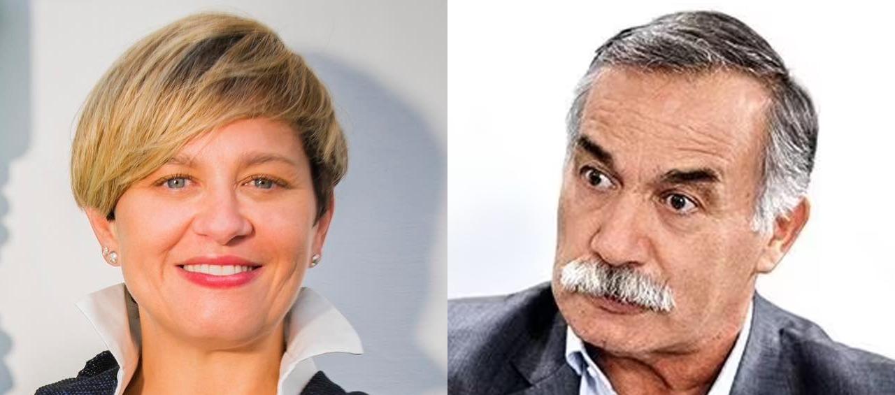 Verónica Alcocer, Primera Dama, y general (r) Ricardo Díaz.