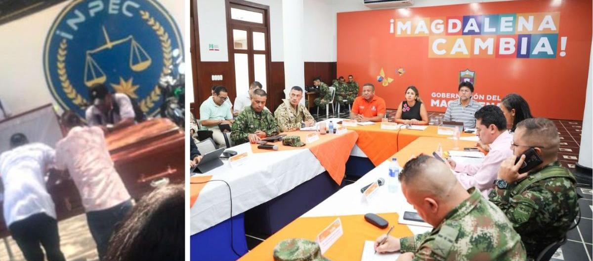 El sepelio de alias 'Numa' en la cárcel de Santa Marta, y el consejo de seguridad