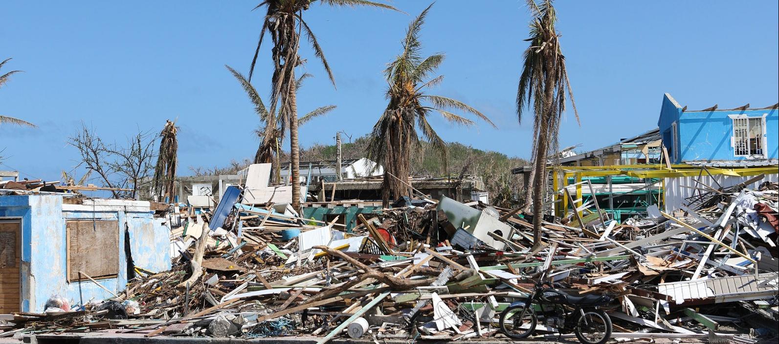 Residuos en la isla de San Andrés.