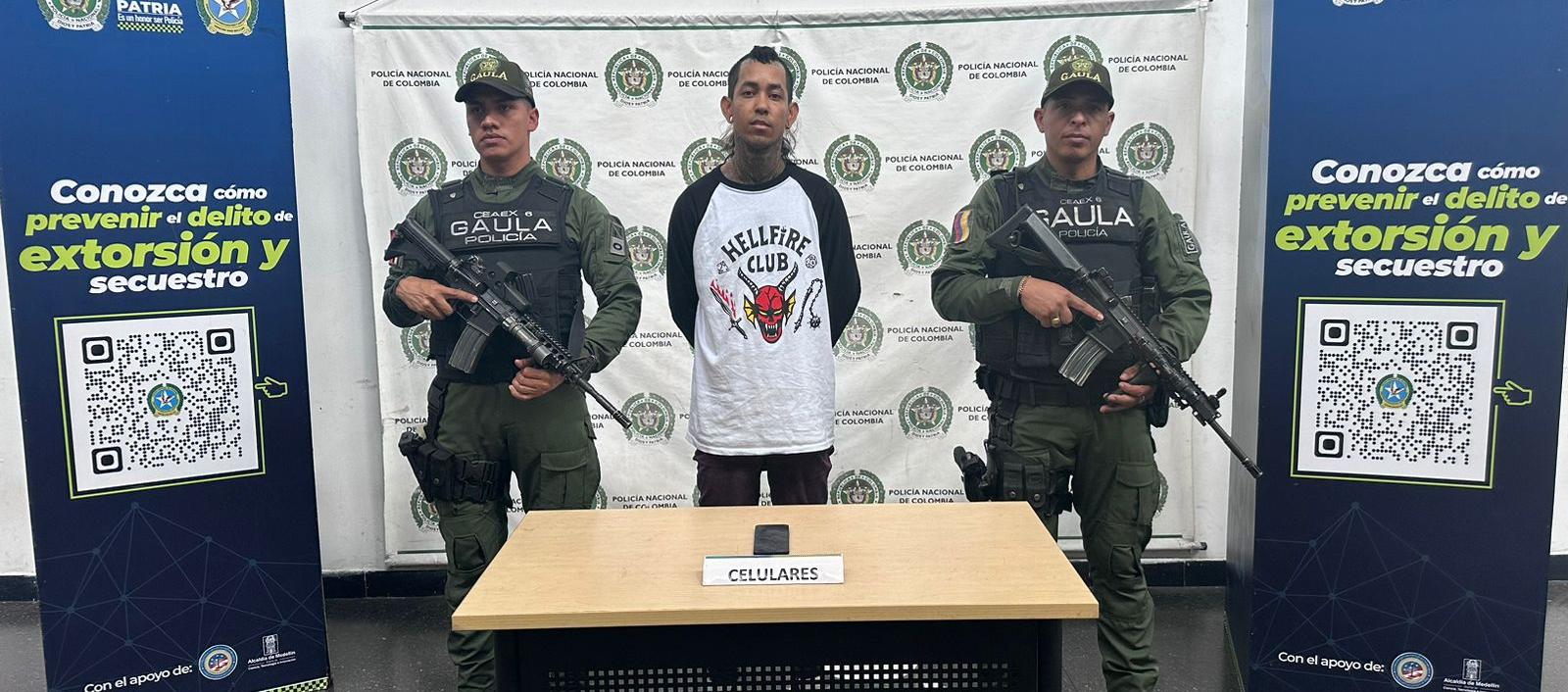 Guelmin Lizardo Niebles Peña, alias 'Tato', capturado.