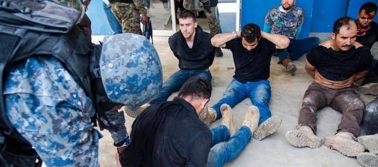 Los capturados tras el homicidio del Presidente de Haití.
